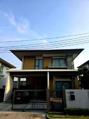 บ้านเดี่ยว นนทบุรี : ขายบ้านเดี่ยว 2 ชั้น บุราสิริ ราชพฤกษ์-345 พร้อมอยู่ ทำเลดี ใกล้โรงเรียนนานาชาติ DBS และ SISB