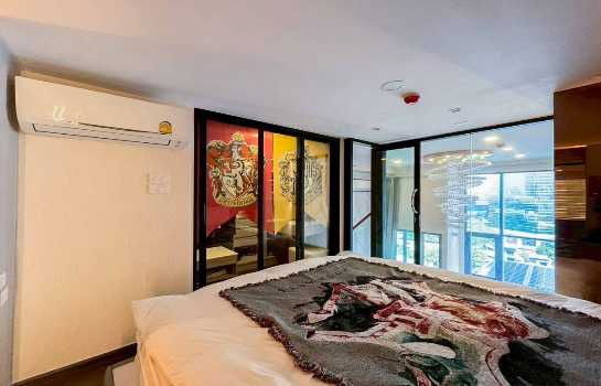 picture Condo for rent, Duplex 2 floors, corner room, Knightsbridge Space Ratchayothin, next to BTS Phahon Yothin 24, size 49 sq m, 14th floor - 10/11