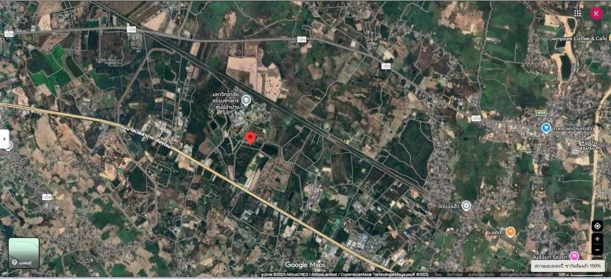 รูป ขายด่วนที่ใกล้ ม.ธรรมศาสตร์ศูนย์ลำปาง ขนาด 152 ตารางวา ต.ปงยางคก อ.ห้างฉัตร จ.ลำปาง - รูปที่ 1/8