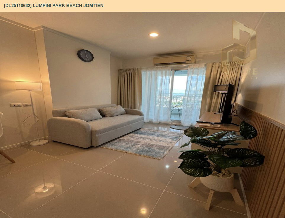 รูป DL25110632 ขายคอนโด ลุมพินี พาร์ค บีช จอมเทียน (Lumpini Park Beach Jomtien) ใกล้ - พร้อมเข้าอยู่ โทรด่วน 0638692663 LineID @897iyzll - รูปที่ 2/12