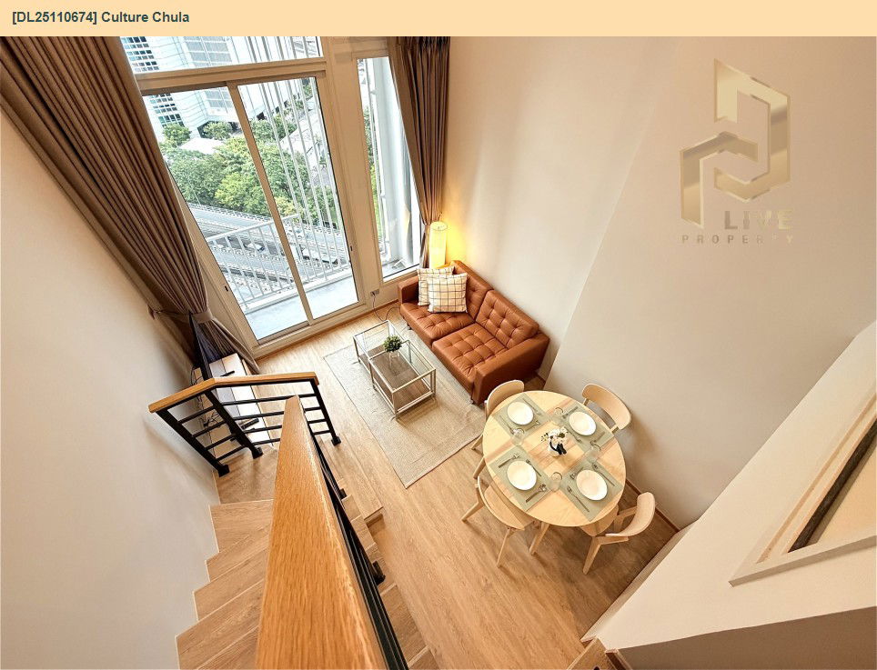 รูป DL25110674 ให้เช่าคอนโด คัลเจอร์ จุฬา (Culture Chula) ใกล้ MRT สามย่าน พร้อมเข้าอยู่ โทรด่วน 0653619502 LineID @534wlwof - รูปที่ 8/12