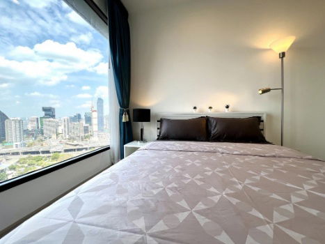 รูป ให้ เช่า คอนโด Ideo Mobi Asoke 1 ห้องนอน ใกล้ MRT เพชรบุรี ARL มักกะสัน 35 ตร.ม. ชั้น 32 - รูปที่ 6/11