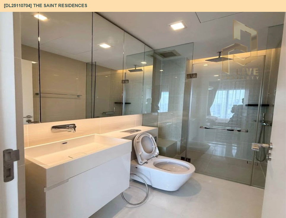รูป DL25110704 ให้เช่าคอนโด เดอะ เซนต์ เรสซิเดนซ์ (The Saint Residences) ใกล้ MRT พหลโยธิน พร้อมเข้าอยู่ โทรด่วน 0614453194 LineID @162cjixi - รูปที่ 7/9