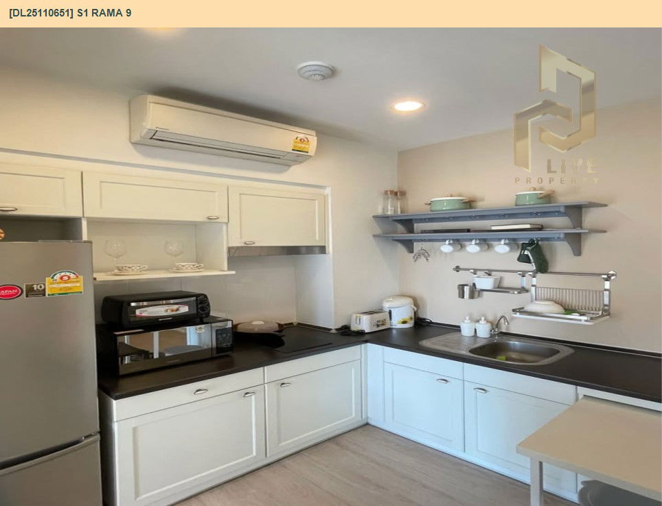 รูป DL25110651 ให้เช่าคอนโด เอส วัน พระราม 9 (S1 Rama 9 ) ใกล้ ARL หัวหมาก พร้อมเข้าอยู่ โทรด่วน 0653619502 LineID @534wlwof - รูปที่ 5/6