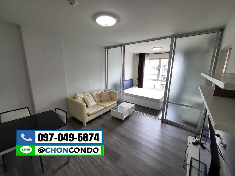 รูป DCondo ดีคอนโด ชั้น7 ตึกD  ------------วิวสระ------------Tel 097-049-5874 (Line: @choncondo มี@ด้วย) - รูปที่ 10/15