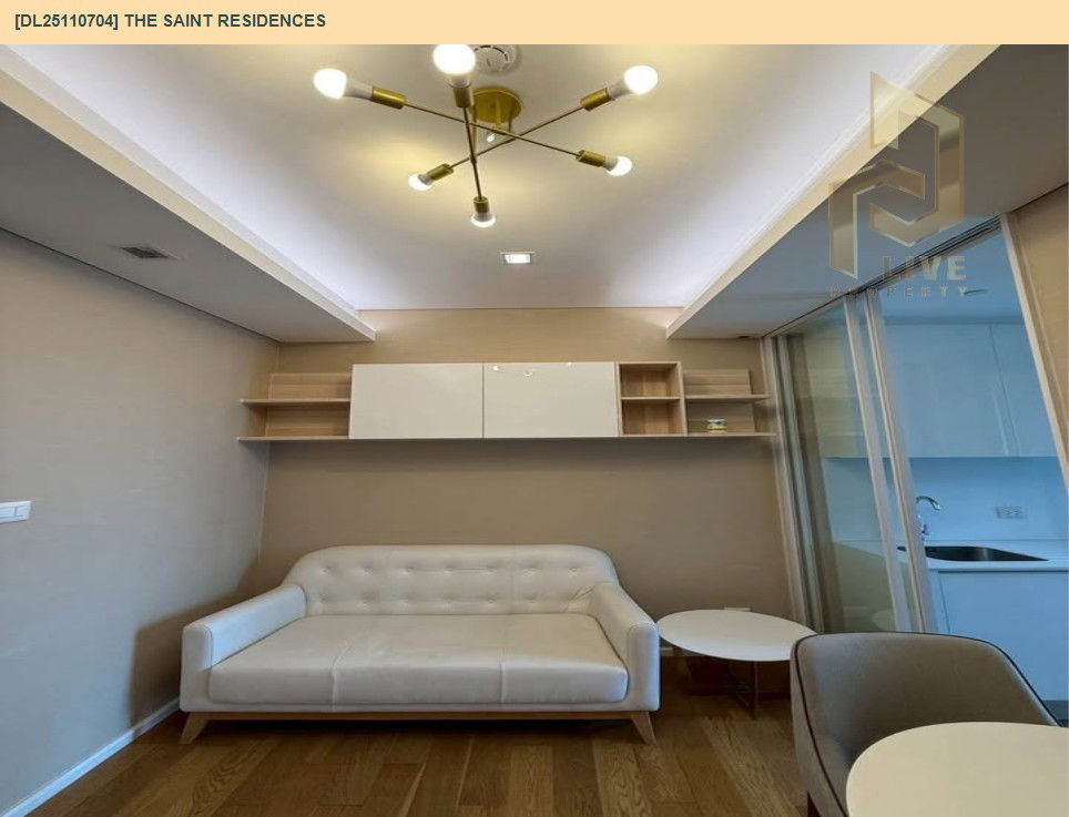 รูป DL25110704 ให้เช่าคอนโด เดอะ เซนต์ เรสซิเดนซ์ (The Saint Residences) ใกล้ MRT พหลโยธิน พร้อมเข้าอยู่ โทรด่วน 0614453194 LineID @162cjixi - รูปที่ 6/9