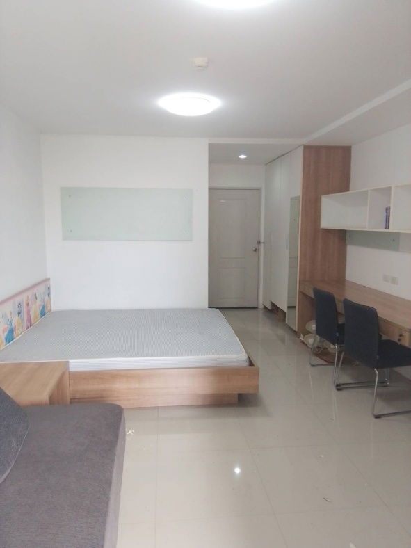 รูป ให้เช่าละติจูด คอนโด บางนา ตึก 1 ชั้น 5 แอร์ใหม่มือ 1 ทาสีใหม่ทั้งห้อง เช่าถูก 4,500 บาท - รูปที่ 2/14