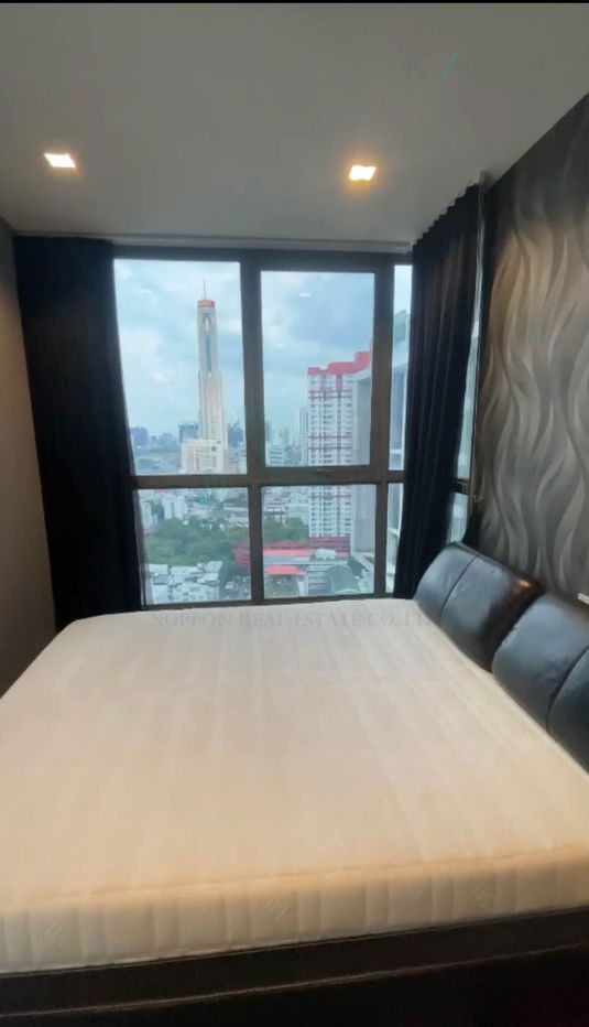 picture 🔺 For Rent Condo IDEO Q PHAYATHAI Building 1, Floor 27,1 bed room, Room size 48 sqm - 2/8