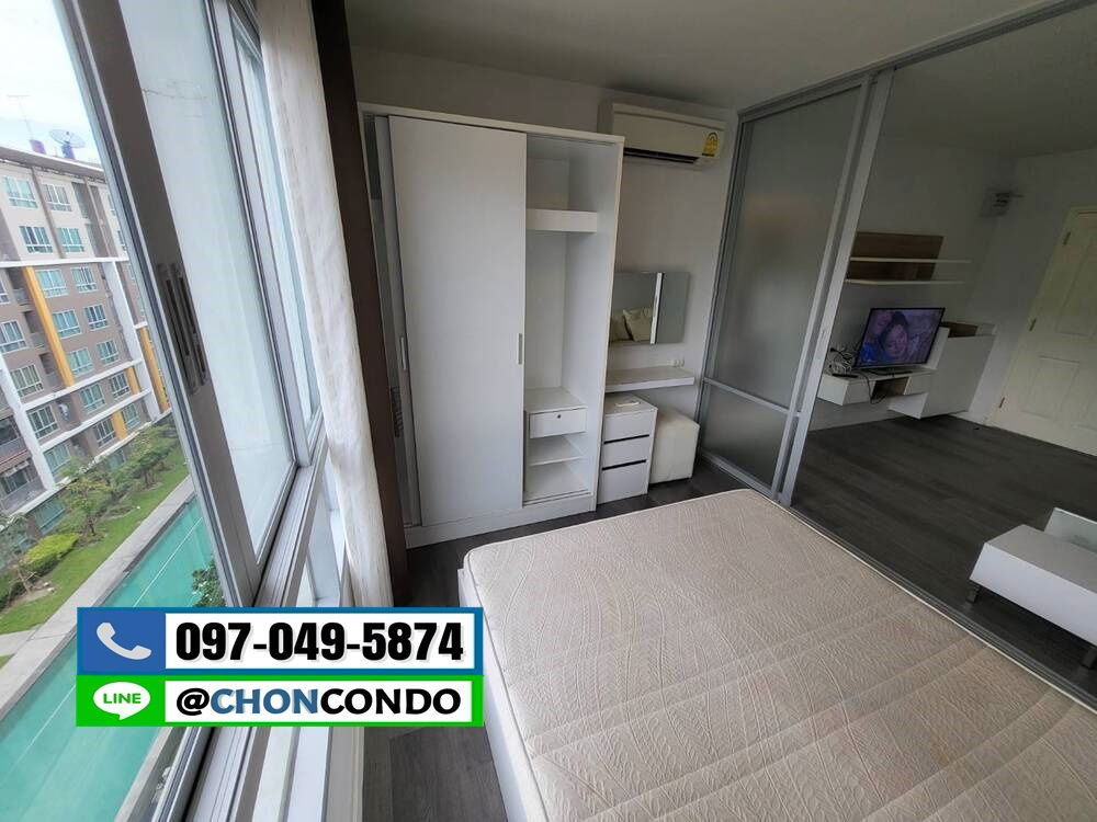 รูป DCondo ดีคอนโด ชั้น7 ตึกD  ------------วิวสระ------------Tel 097-049-5874 (Line: @choncondo มี@ด้วย) - รูปที่ 1/15