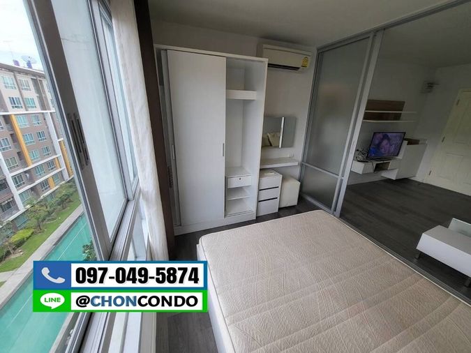 DCondo ดีคอนโด ชั้น7 ตึกD  ------------วิวสระ------------Tel 097-049-5874 (Line: @choncondo มี@ด้วย)