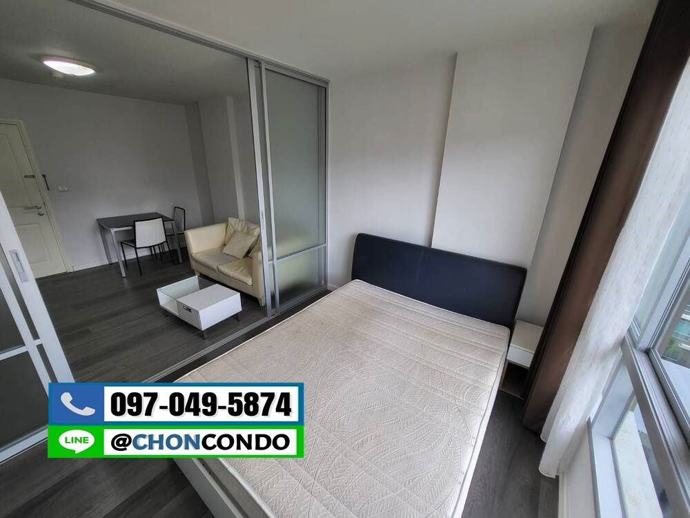 รูป DCondo ดีคอนโด ชั้น7 ตึกD  ------------วิวสระ------------Tel 097-049-5874 (Line: @choncondo มี@ด้วย) - รูปที่ 7/15