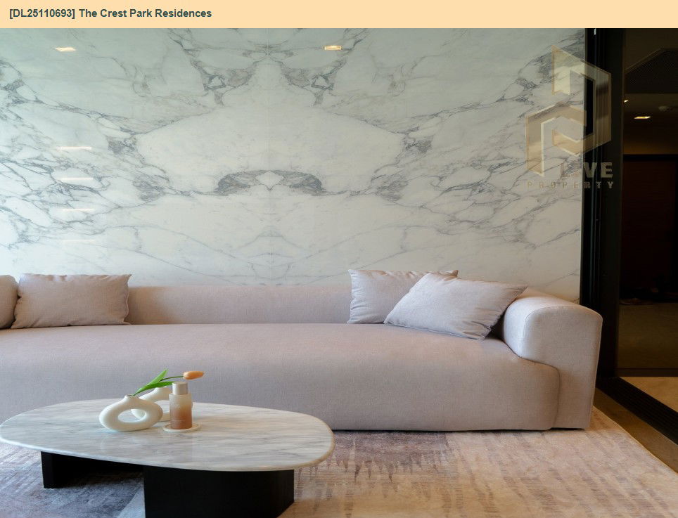 รูป DL25110693 ให้เช่าคอนโด เดอะ เครสท์ พาร์ค เรสซิเดนซ์  (The Crest Park Residences) ใกล้ MRT พหลโยธิน พร้อมเข้าอยู่ โทรด่วน 0800343450 LineID @655ebbvc - รูปที่ 5/11