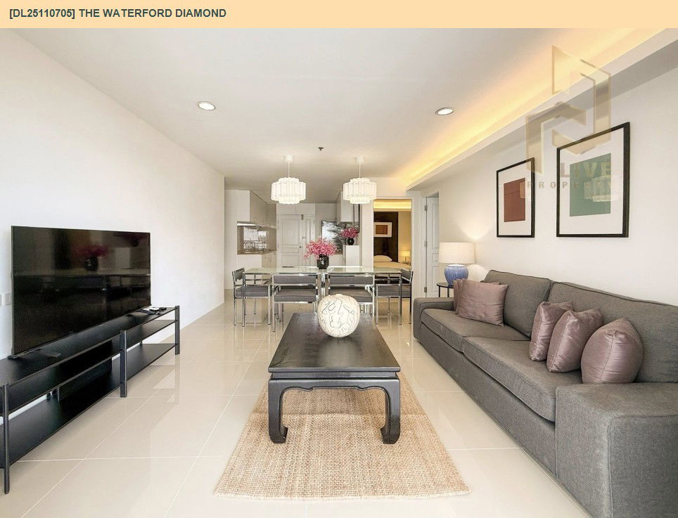 รูป DL25110705 ให้เช่าคอนโด เดอะ วอเตอร์ ฟอร์ด ไดมอนด์  (The Waterford Diamond ) ใกล้ BTS พร้อมพงษ์ พร้อมเข้าอยู่ โทรด่วน 0800343450 LineID @655ebbvc - รูปที่ 3/18