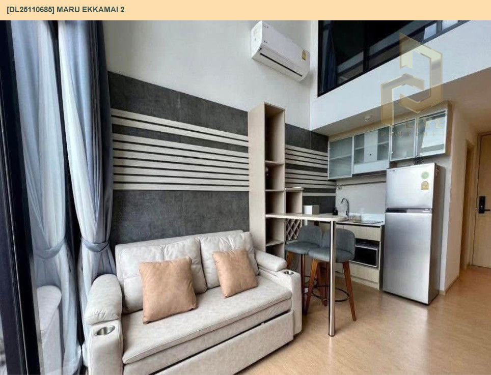 รูป DL25110685 ให้เช่าคอนโด มารุ เอกมัย 2 (MARU EKKAMAI 2) ใกล้ BTS เอกมัย พร้อมเข้าอยู่ โทรด่วน 0638692663 LineID @897iyzll - รูปที่ 4/9