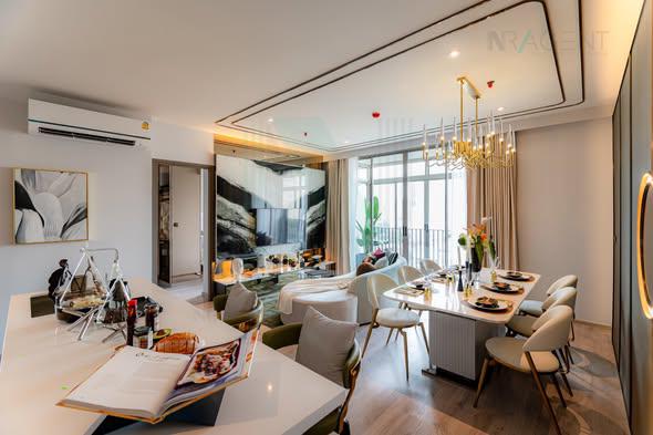 picture 🚩 For Rent Condo RHYTHM EKKAMAI ESTATE Building 1, Floor 12,2 bed room, Room size 82 sqm - 1/8