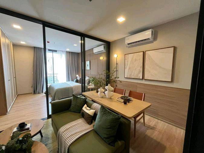 picture XT Phayathai【𝐒𝐄𝐋𝐋 & 𝐑𝐄𝐍𝐓】🔥The room is decorated with modern furniture and orange lights, adding a modern🔥 Contact Line ID: @hacondo - 3/6