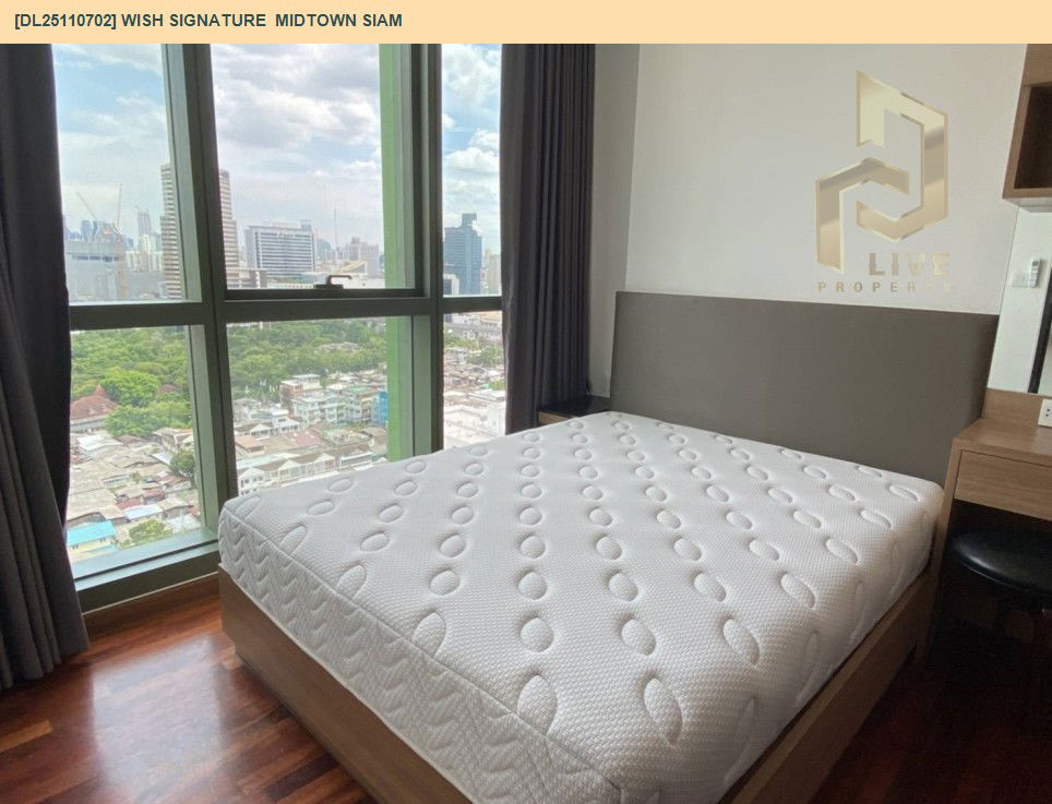 picture DL25110702 Condo for rent, Wish Signature  Midtown Siam near BTS Ratchathewi, ready to move in, call urgently 0638692663 LineID @534wlwof - 6/10