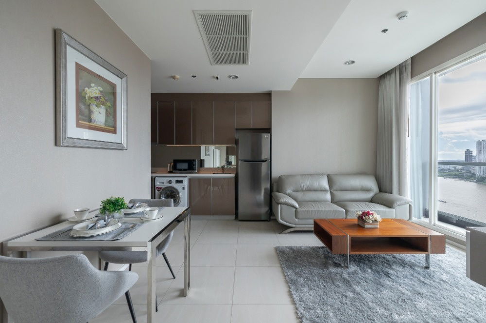 picture 1 bedroom, 45 sq m, for rent at Menam Residences - 2/8