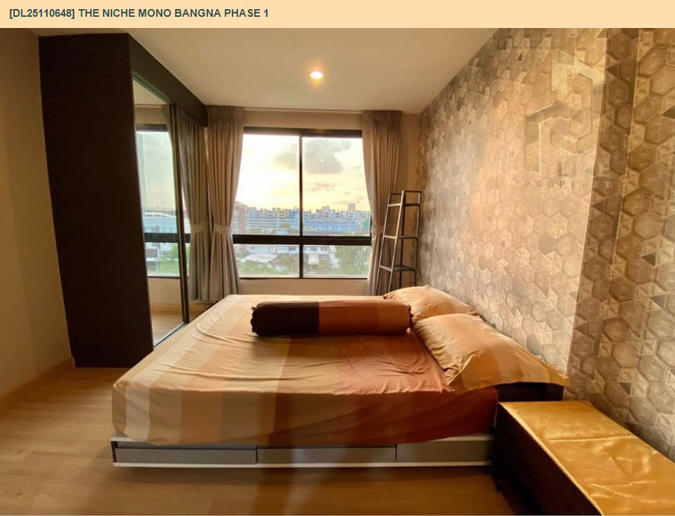 รูป DL25110648 ให้เช่าคอนโด เดอะ นิช โมโน บางนา เฟส 1 (The Niche Mono Bangna Phase 1) ใกล้ BTS บางนา พร้อมเข้าอยู่ โทรด่วน 0638692663 LineID @897iyzll - รูปที่ 3/8