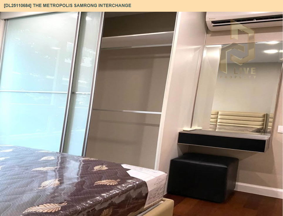 picture DL25110684 Condo for rent, The Metropolis Samrong Interchange near BTS Samrong, ready to move in, call urgently 0638692663 LineID @162cjixi - 8/11