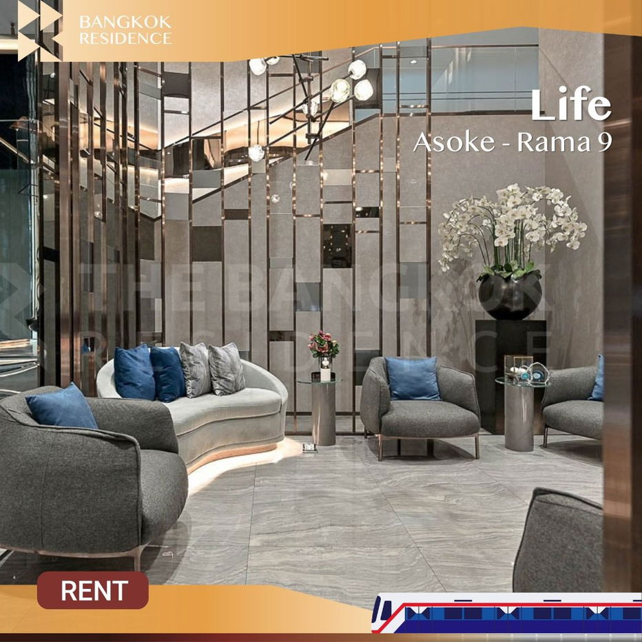 picture Unit with a beautiful view ð Life Asoke - Rama 9 ð Close to MRT Rama 9 - 1/9