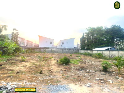 ที่ดิน ถนนประชาอุทิศ ทุ่งครุ : ที่ดินเปล่าถมแล้ว ถนนพุทธบูชา บางมด ทุ่งครุ กรุงเทพมหานคร