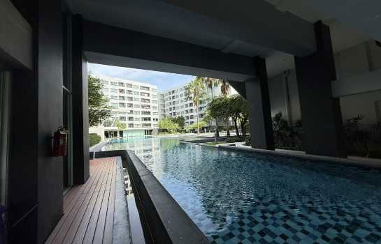 picture Condo for sale, cheapest price, 1 bedroom, Elio Del Ray Sukhumvit 64, swimming pool view, near BTS Punnawithi, Udomsuk, 4th floor - 10/11