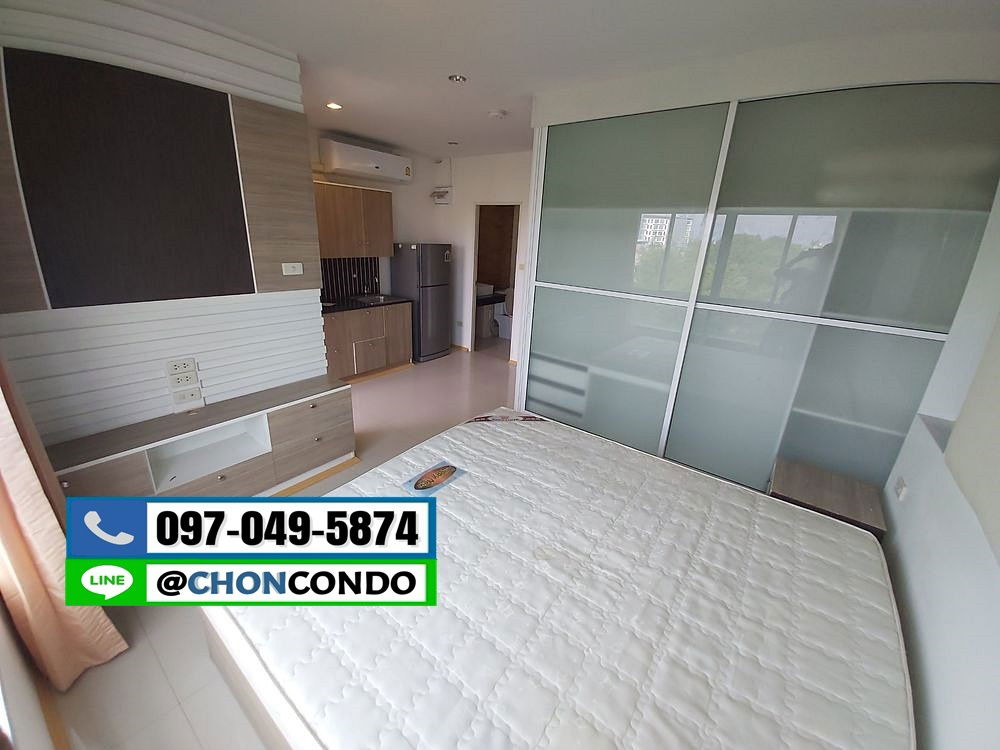 รูป The Room Condo บางแสน ชลบุรี ชั้น4 ใกล้ตลาดปาร์คอิน --------------------Tel/Line 097-049-5874 (FB:@Bangsaen4rent) - รูปที่ 3/13