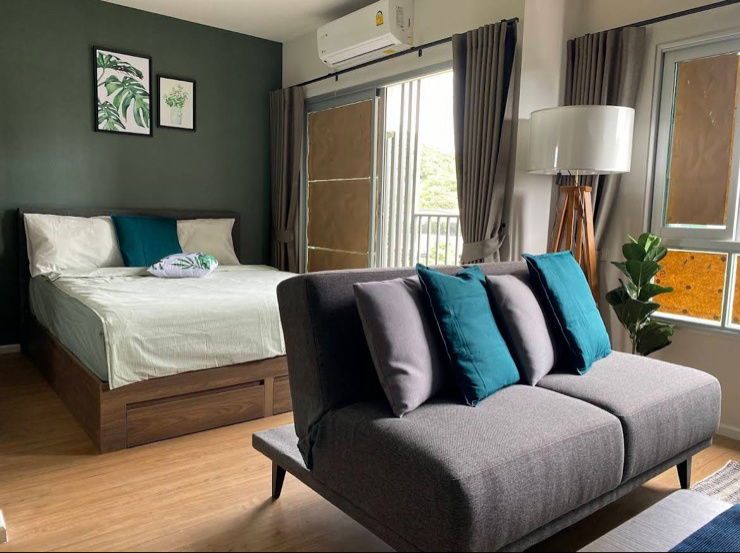 รูป 🔥 ด่วน! ขาย D Condo Sriracha ตึก B ชั้น 7 วิวเขา ตกแต่งครบ ใกล้ ม.เกษตรฯ ศรีราชา พร้อมเฟอร์นิเจอร์ เครื่องใช้ไฟฟ้า ครบ - รูปที่ 1/15