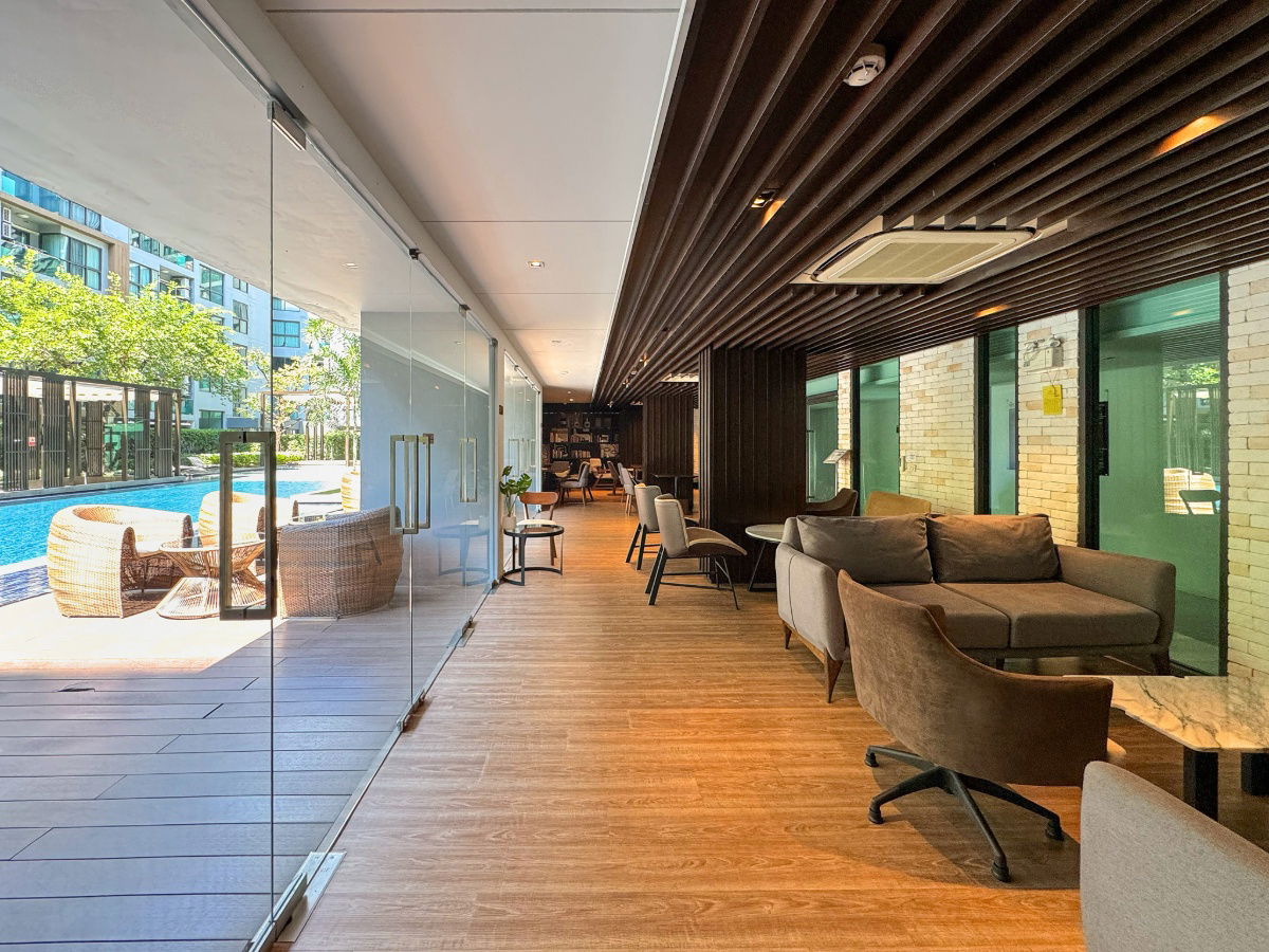 picture Rare Item! Private Corner Unit with Open View, Cool All Day, Like-New Condition — Condo for Sale at The Excel Hideaway Sukhumvit 50, Near BTS On Nut - 21/22