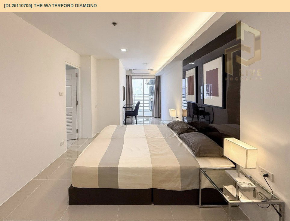 รูป DL25110705 ให้เช่าคอนโด เดอะ วอเตอร์ ฟอร์ด ไดมอนด์  (The Waterford Diamond ) ใกล้ BTS พร้อมพงษ์ พร้อมเข้าอยู่ โทรด่วน 0800343450 LineID @655ebbvc - รูปที่ 12/18