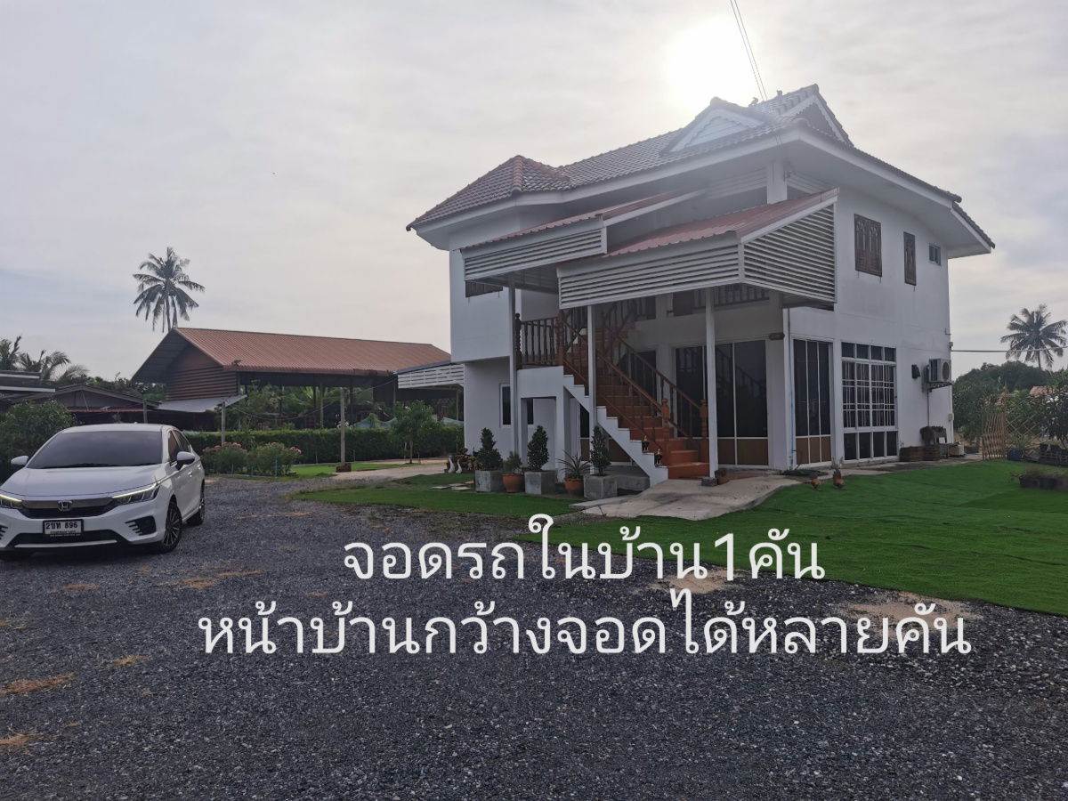 picture Land and building for sale (2-story house), 250 sq wah, great atmosphere, Lam Luk Ka, Pathum Thani - 17/17