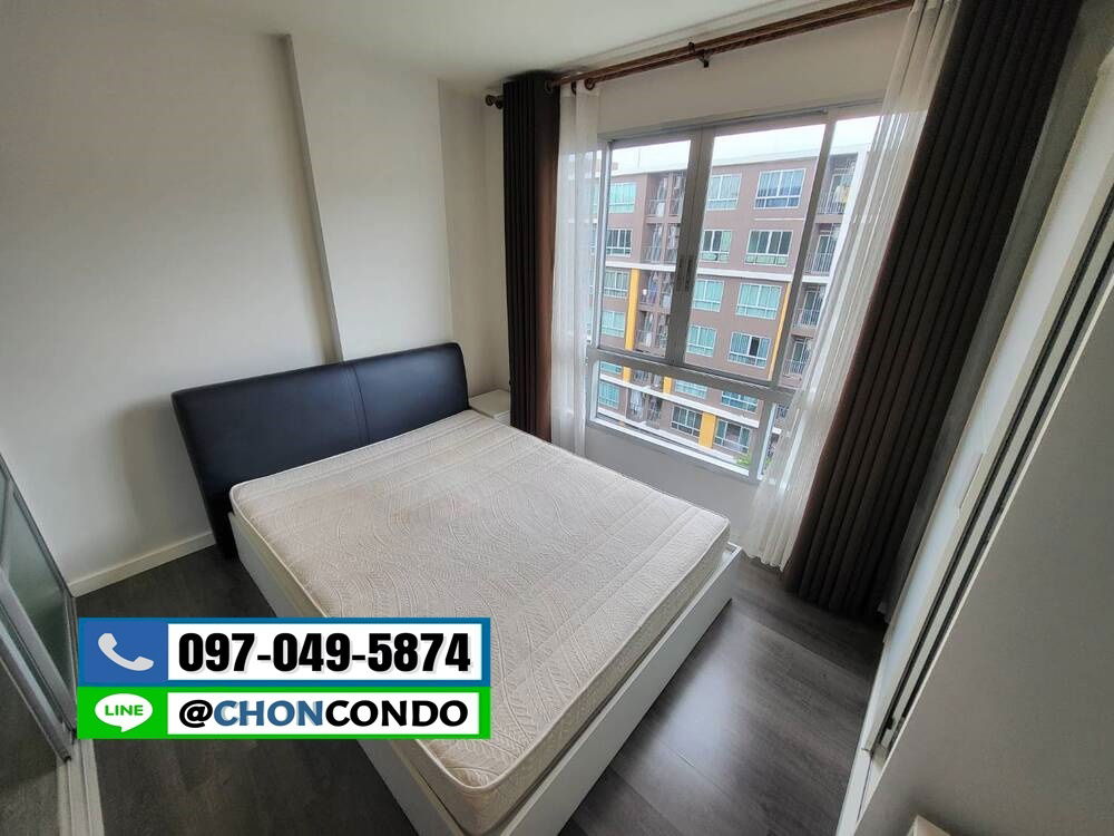 รูป DCondo ดีคอนโด ชั้น7 ตึกD  ------------วิวสระ------------Tel 097-049-5874 (Line: @choncondo มี@ด้วย) - รูปที่ 6/15