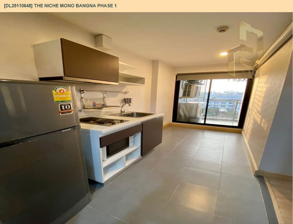 รูป DL25110648 ให้เช่าคอนโด เดอะ นิช โมโน บางนา เฟส 1 (The Niche Mono Bangna Phase 1) ใกล้ BTS บางนา พร้อมเข้าอยู่ โทรด่วน 0638692663 LineID @897iyzll - รูปที่ 4/8