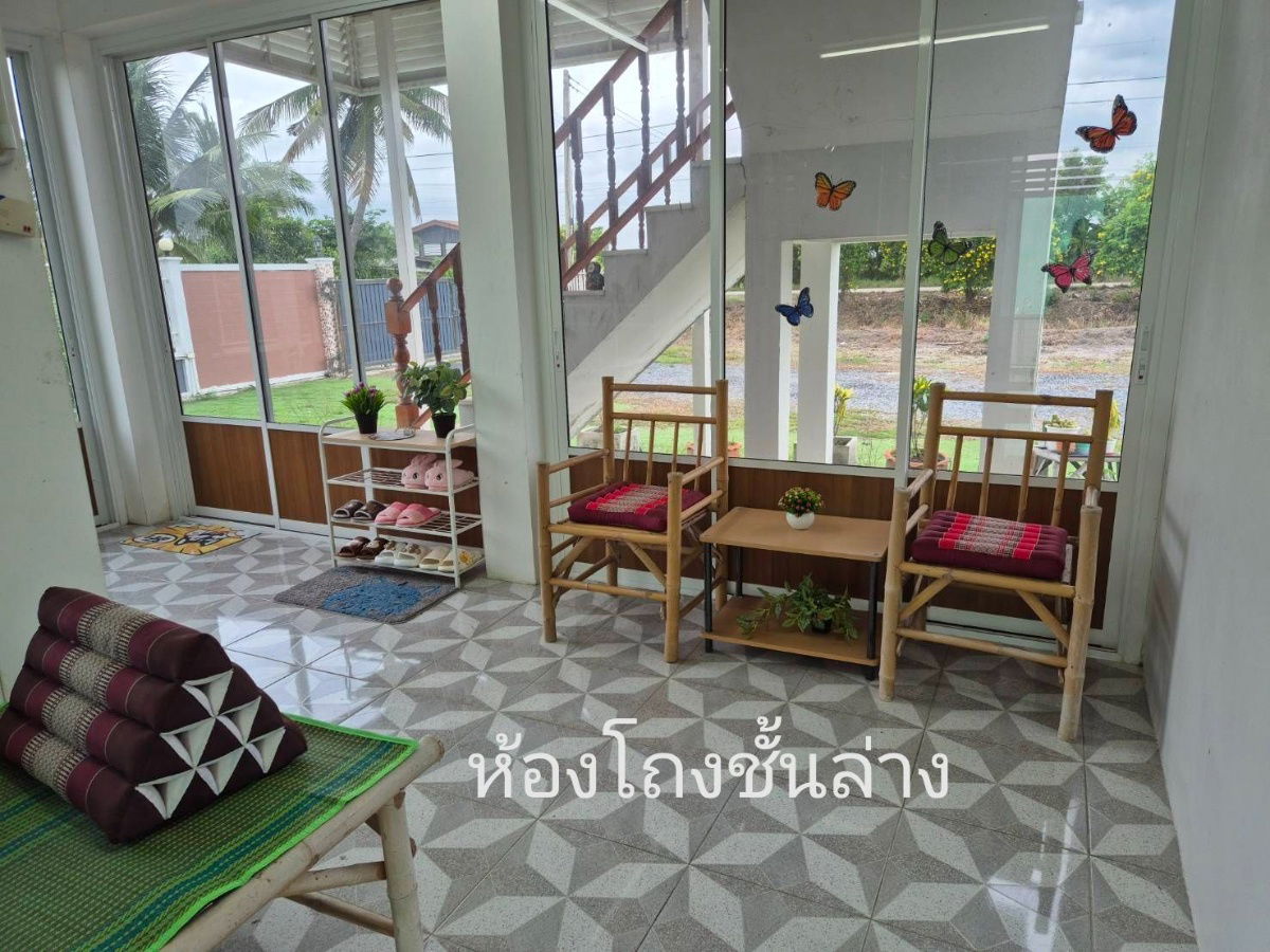 picture Land and building for sale (2-story house), 250 sq wah, great atmosphere, Lam Luk Ka, Pathum Thani - 2/17