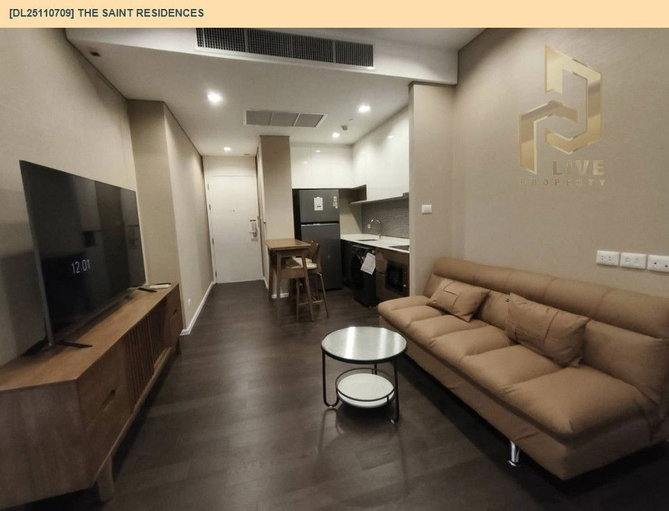 รูป DL25110709 ให้เช่าคอนโด เดอะ เซนต์ เรสซิเดนซ์ (The Saint Residences) ใกล้ MRT พหลโยธิน พร้อมเข้าอยู่ โทรด่วน 0653619502 LineID @534wlwof - รูปที่ 2/7