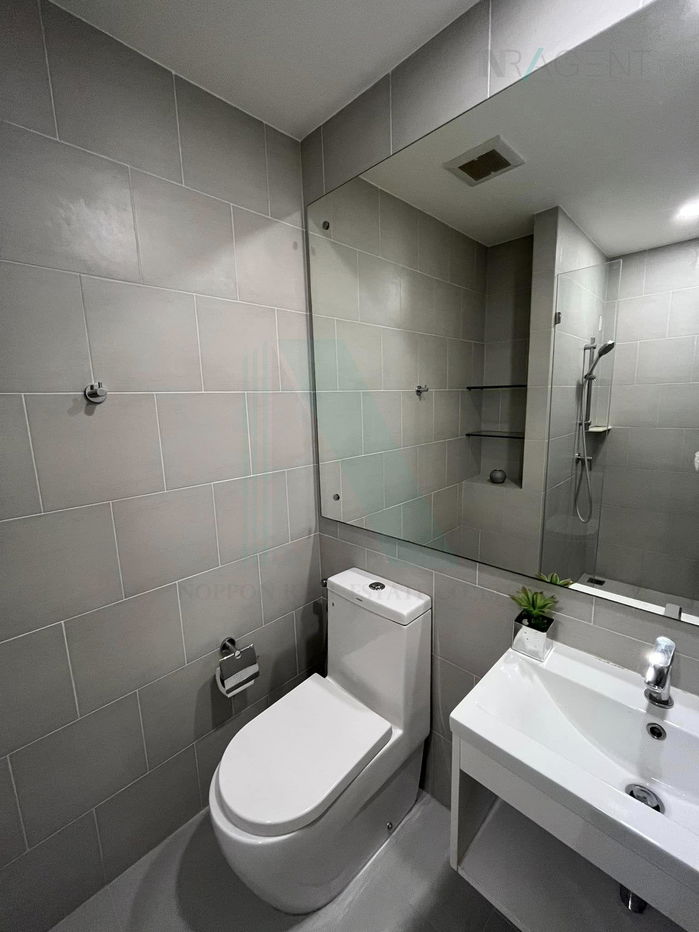 รูป ให้เช่าคอนโด เดอ ลาพีส จรัญ 81 อาคาร 1 ชั้น 11 1 ห้องนอน ขนาด 26.00 ตรม ใกล้ Tesco Lotus จรัญสนิทวงศ์ 15 - รูปที่ 7/8