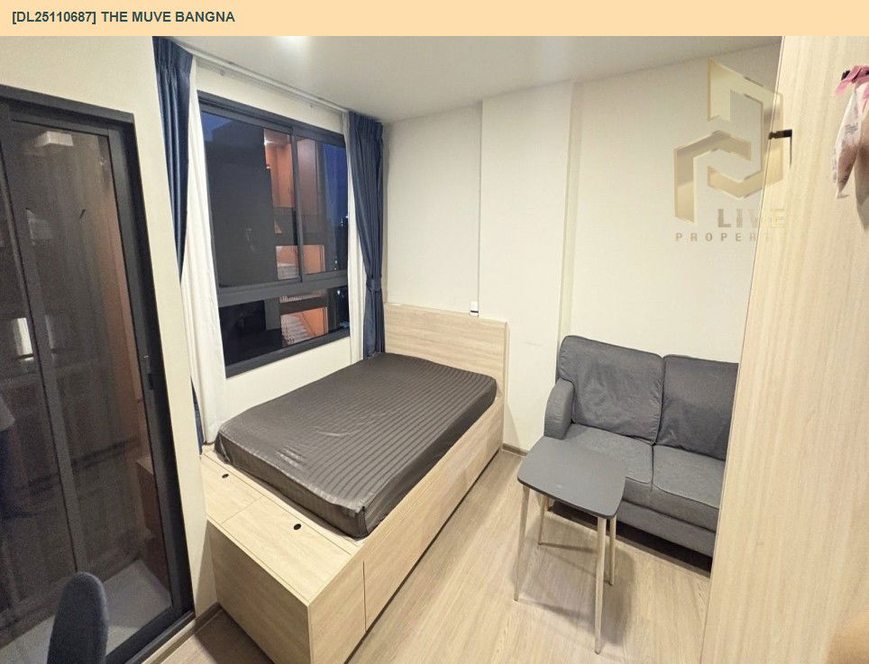 รูป DL25110687 ให้เช่าคอนโด เดอะ มูฟ บางนา (THE MUVE Bangna) ใกล้ - พร้อมเข้าอยู่ โทรด่วน 0653619502 LineID @534wlwof - รูปที่ 2/10