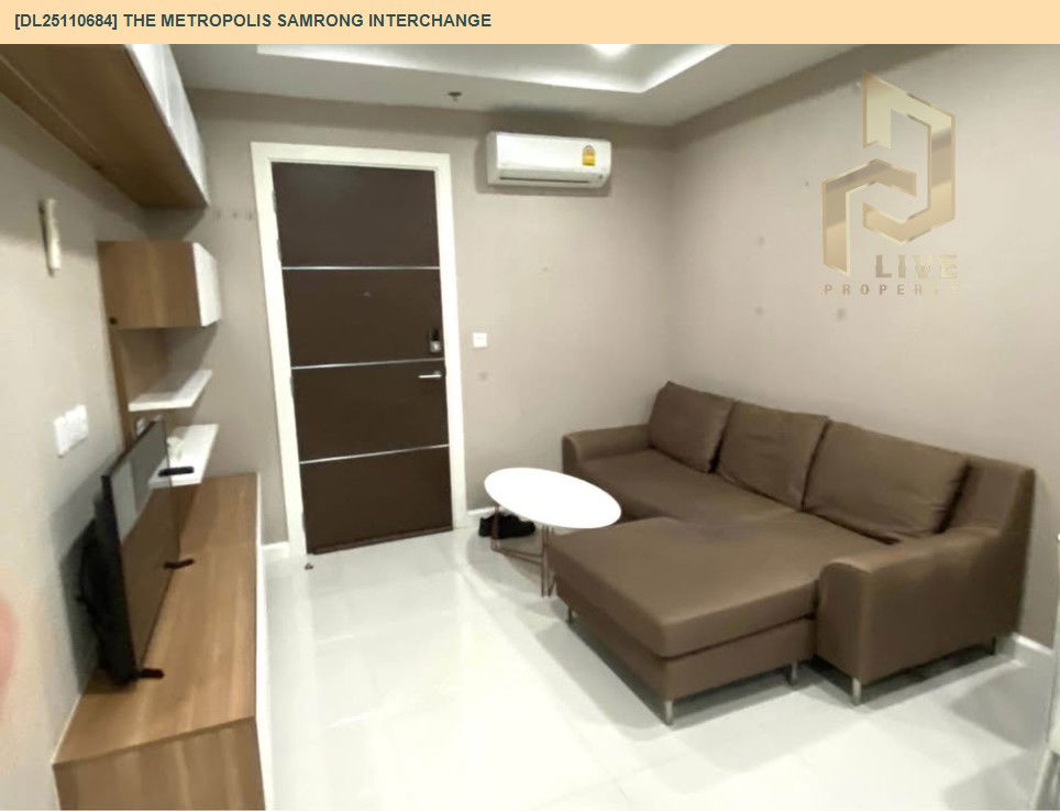 picture DL25110684 Condo for rent, The Metropolis Samrong Interchange near BTS Samrong, ready to move in, call urgently 0638692663 LineID @162cjixi - 6/11