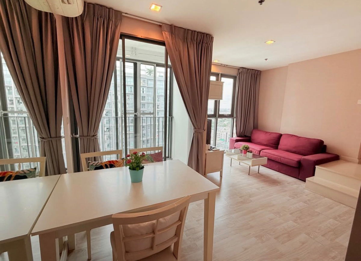 รูป Ideo mobi sukhumvit 81 ☎️2 bed 2 bath Duplex ‼️only 25000/month ‼️NOW AVAILABLE 🔆✅ - รูปที่ 1/8