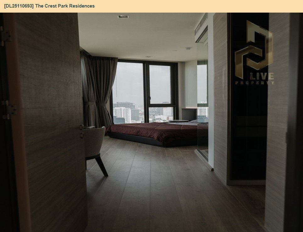รูป DL25110693 ให้เช่าคอนโด เดอะ เครสท์ พาร์ค เรสซิเดนซ์  (The Crest Park Residences) ใกล้ MRT พหลโยธิน พร้อมเข้าอยู่ โทรด่วน 0800343450 LineID @655ebbvc - รูปที่ 8/11