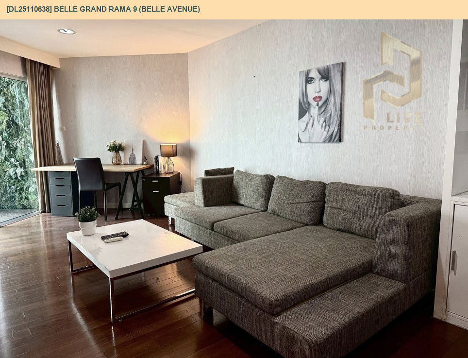 picture DL25110638 Condo for rent, Belle Grand Rama 9 (Belle Avenue) near MRT พระราม 9, ready to move in, call urgently 0638692663 LineID @162cjixi - 3/14