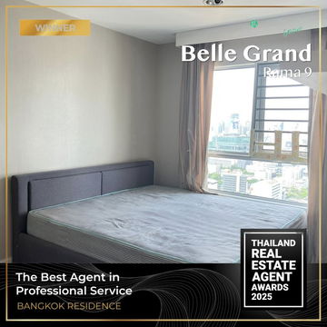 Belle Grand Rama 9 ✨ Beautiful Premium Unit, Fully furnished with a Perfect layout 💖 Near MRT Rama 9 