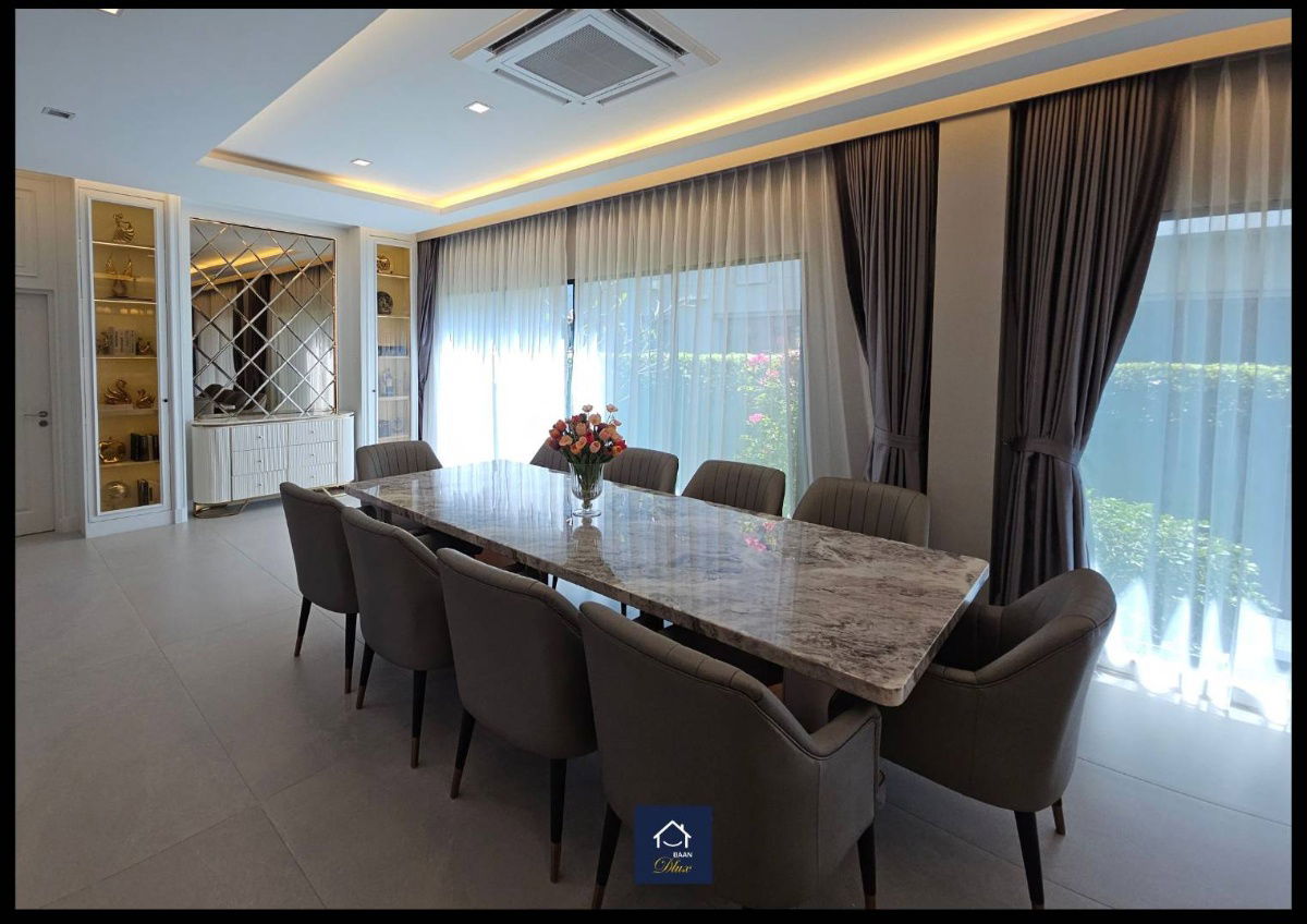 รูป ให้เช่า แกรนด์ บางกอก บูเลอวาร์ด กรุงเทพกรีฑา (112.5 ตร.ว.) 4 นอน 5 น้ำ แต่งสวยพร้อมอยู่ - รูปที่ 6/30