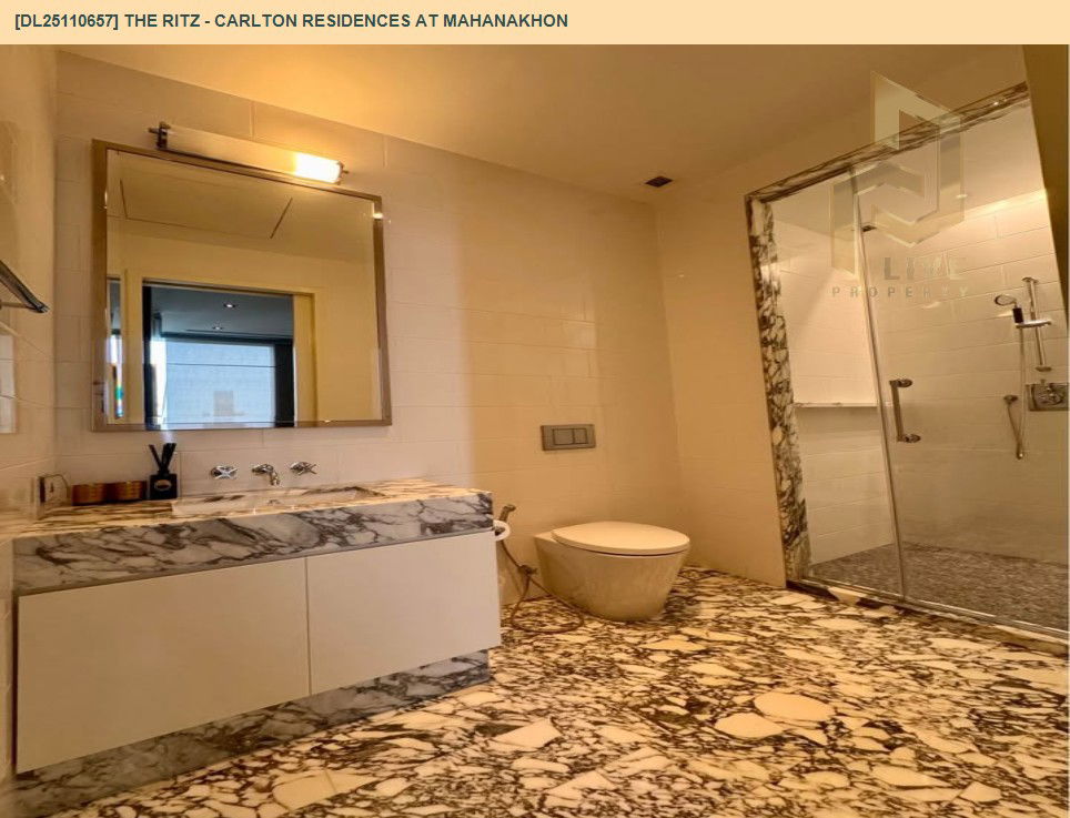รูป DL25110657 ให้เช่าคอนโด เดอะ ริซท์ - คาร์ลตัน เรสซิเดนเซส แอท มหานคร (The Ritz - Carlton Residences at MahaNakhon) ใกล้ - พร้อมเข้าอยู่ โทรด่วน 0638692663 LineID @897iyzll - รูปที่ 10/22