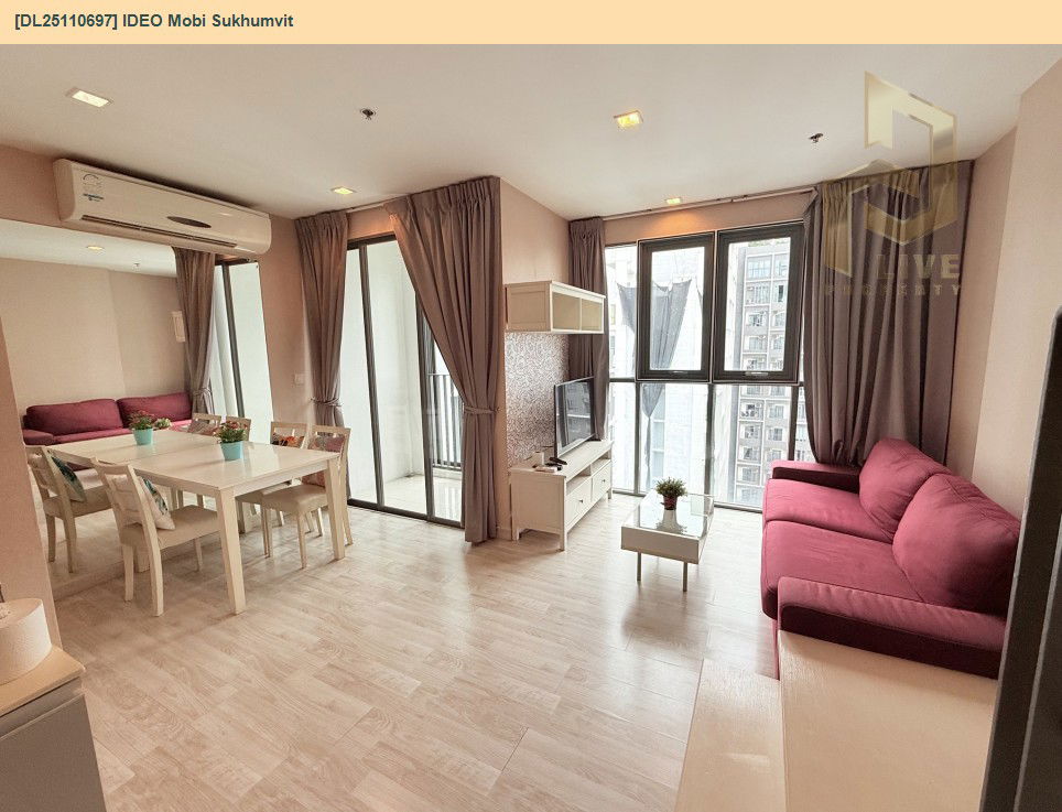 picture DL25110697 Condo for rent, IDEO Mobi Sukhumvit near BTS On Nut, ready to move in, call urgently 0638692663 LineID @655ebbvc - 6/9