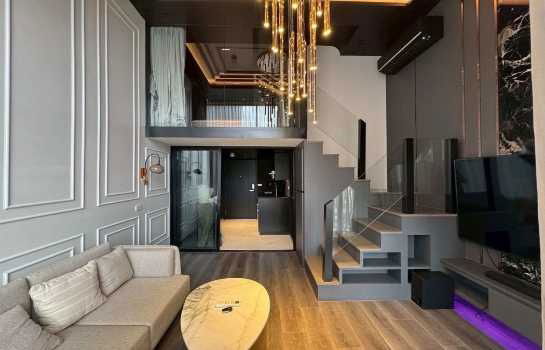 รูป ให้ เช่า คอนโดห้องมุม Knightsbridge space รัชโยธิน ใกล้ BTS พหลโยธิน 24  ชั้น 19  Fully Built-in วิวสวยมาก! 39 ตร.ม. - รูปที่ 2/9