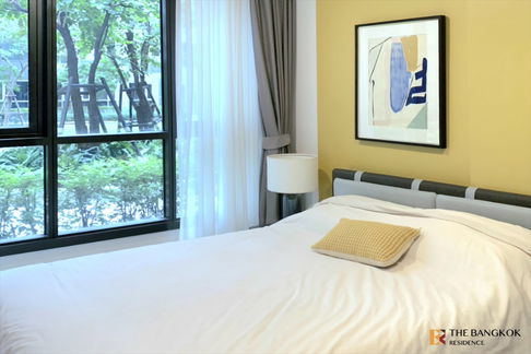 XT Huaikhwang ✨ Stunning Fully-Furnished Unit with Garden View 🌳 Just Steps from MRT Huai Khwang