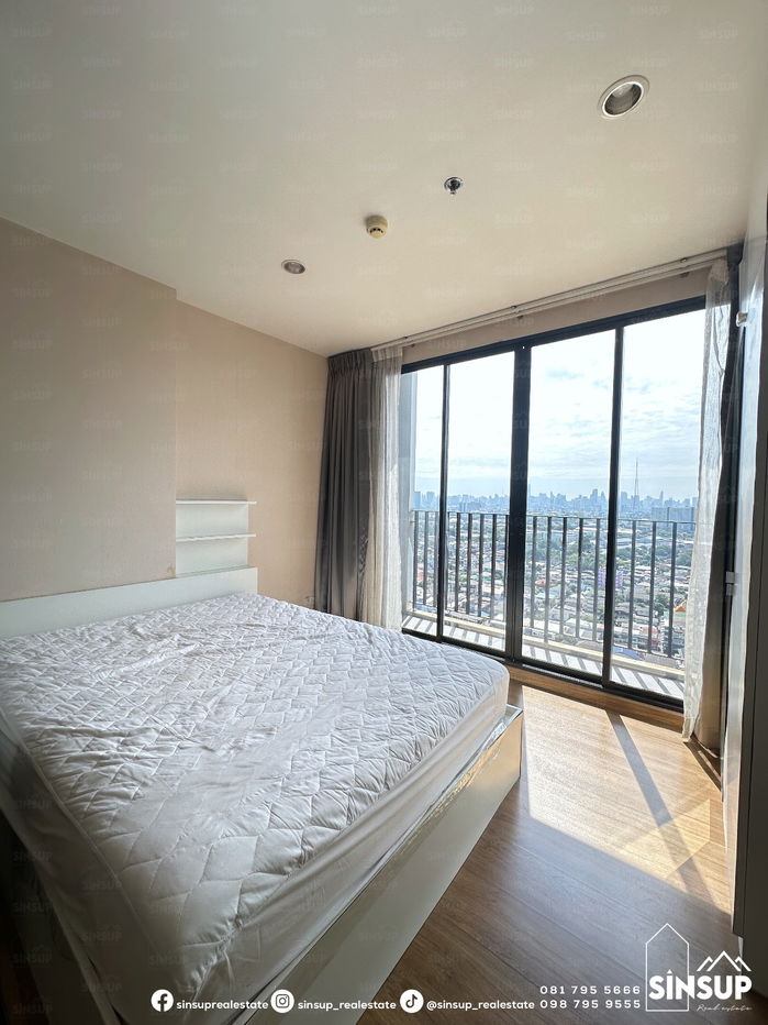 picture ⭐ For Rent: The Tree Interchange High floor, river view, fully furnished, next to Gateway Bangsue, MRT Bang Pho & MRT Tao Poon. - 1/10