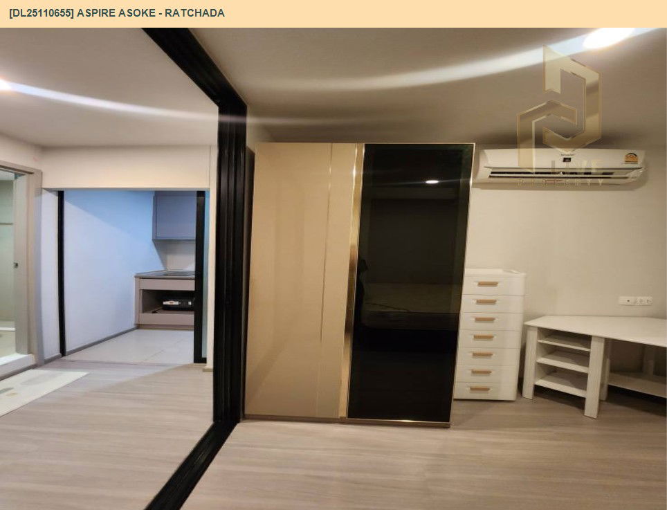 รูป DL25110655 ให้เช่าคอนโด แอสปาย อโศก - รัชดา (Aspire Asoke - Ratchada) ใกล้ MRT พระราม 9 พร้อมเข้าอยู่ โทรด่วน 0800343450 LineID @655ebbvc - รูปที่ 11/11